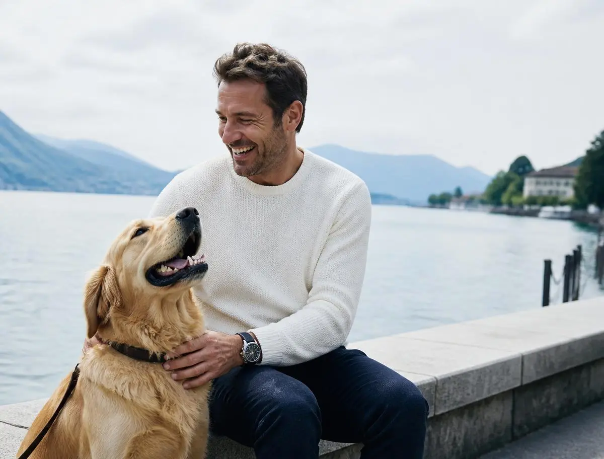 Spaziergänge mit Hund am Wasser